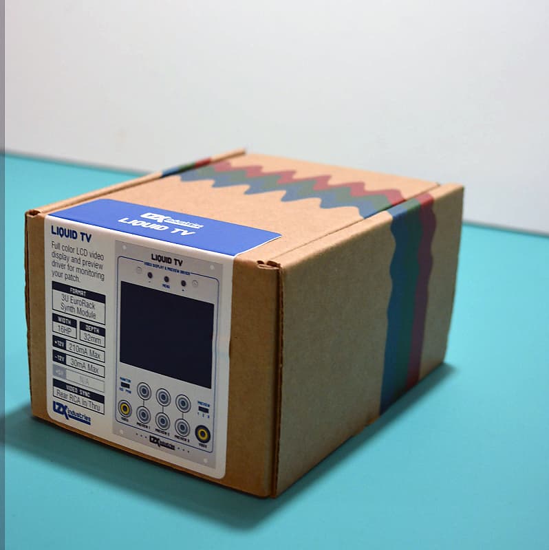 LZX Industries Liquid TV Video Monitor Eurorack Module | Reverb