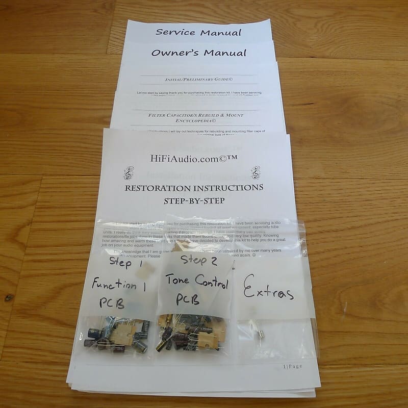 Yamaha C2a restoration kit filter capacitor repair rebuild fix  			