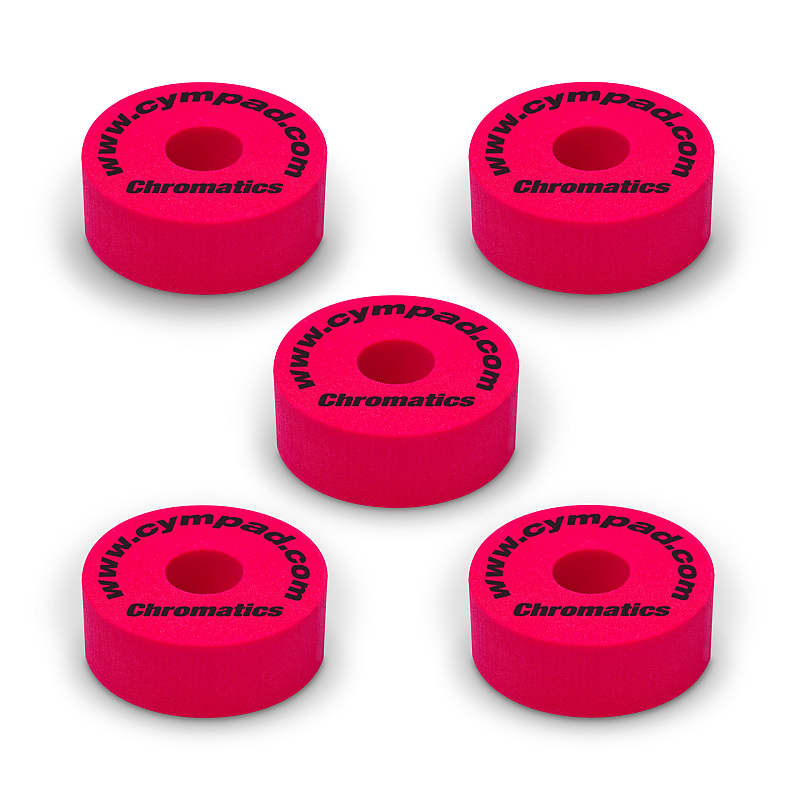 Cympad Chromatics Premium Foam Red Cymbal Felts 5 Pack CYM Reverb UK