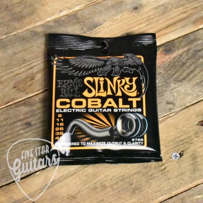 Ernie Ball Cobalt Hybrid Slinky Electric Guitar Strings 9-46 image 2