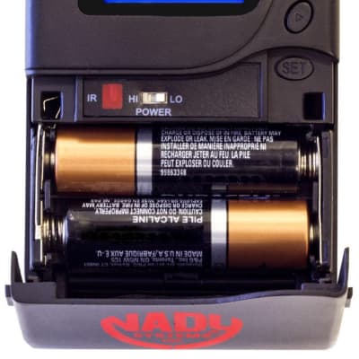 Nady Dual Transmitter 1000-Channel UHF Guitar Wireless Mic System - 2W-1KU GT image 7