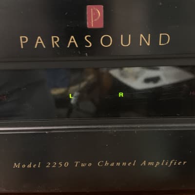 Parasound 2250 New Classic Power Amp 1995 Black | Reverb