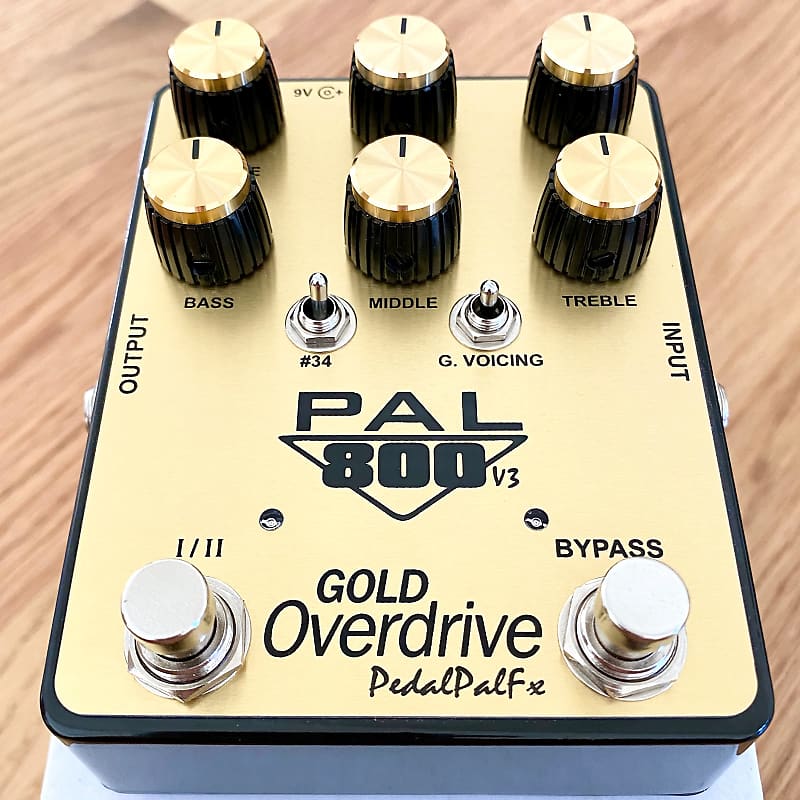 PedalPalFx PAL800-V3 GOLD Overdrive | Watch Video | LA Shipping