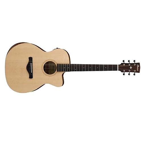 Ibanez Artwood Traditional AC150CEGrand Concert Acoustic Electric Guitar, Ovangkol Fretboard, Open Pore Natural image 1