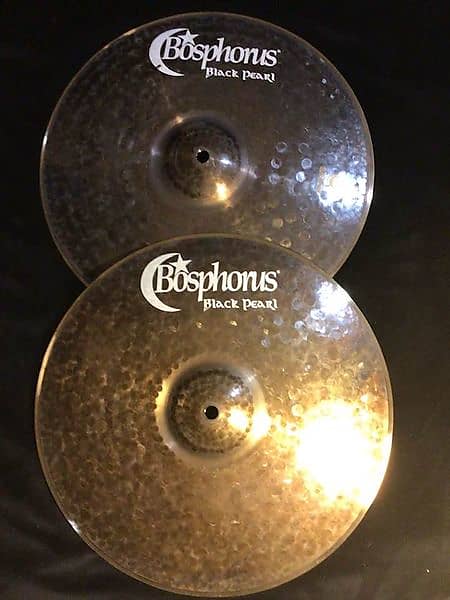 Bosphorus Cymbals - 14" Black Pearl Series Hihats image 1