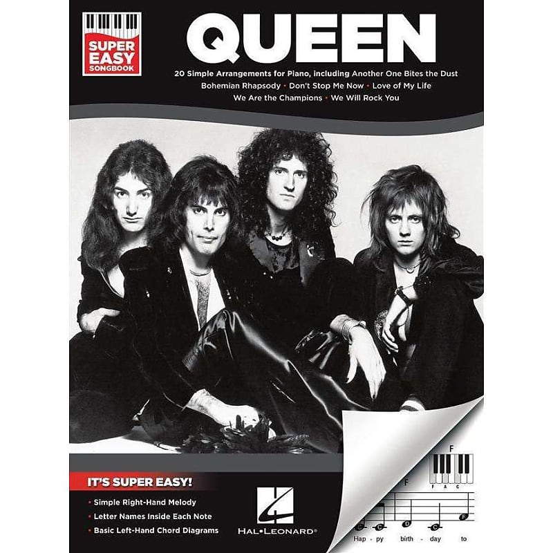 Hal Leonard Super Easy Songbook Queen | Reverb