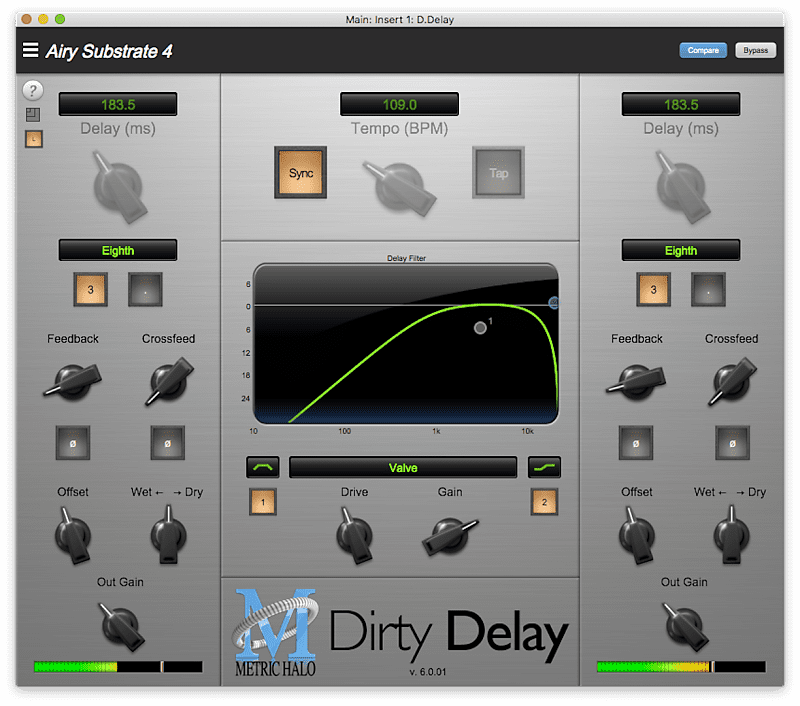 MH Dirty Delay (Download)<br>MH Dirty Delay for AAX|Native, AU, VST, Mac/Win