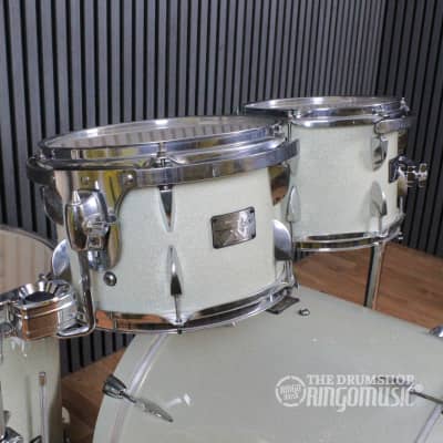 Canopus Yaiba II 22" - 10" - 12" - 16" Groove Kit Birch Ice White Sparkle Lacquer 4pcs JSM-B22S-IWSL image 2