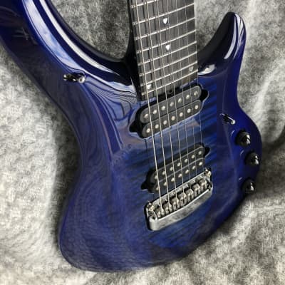 Ernie Ball Music Man John Petrucci Signature Monarchy Series Majesty 7 2018 - Imperial Blue image 3