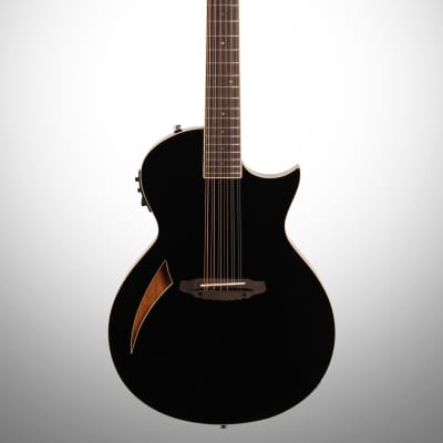 ESP LTD TL-12 Thinline Acoustic-Electric Guitar, 12-String image 2