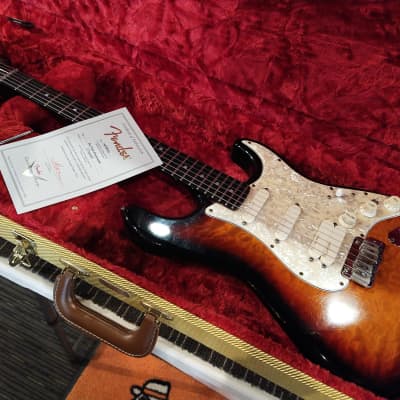Fender Custom Shop Set Neck HSS Stratocaster Early 90's Sunburst for sale