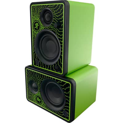 Mackie CR3-XLTD Creative Reference Series 3" Multimedia Professional Monitors Limited Edition - Green Lightning image 7