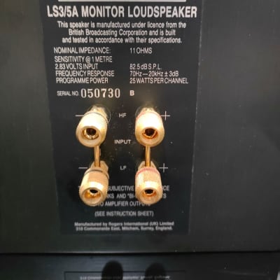 Rogers LS3/5A image 8