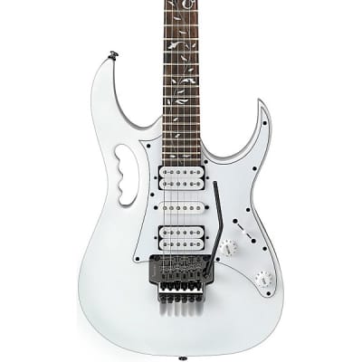 Ibanez  JEMJR Steve Vai Signature JEM Series Electric Guitar  2024 - White image 2