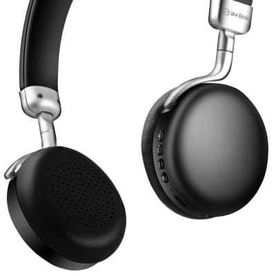 Metallic Bluetooth Headphones image 1
