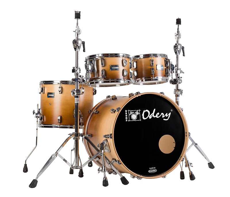 Odery Eyedentity Drum Set Shell Pack--Maple, Imbuia Fade: 10, 12, 14, 20 image 1