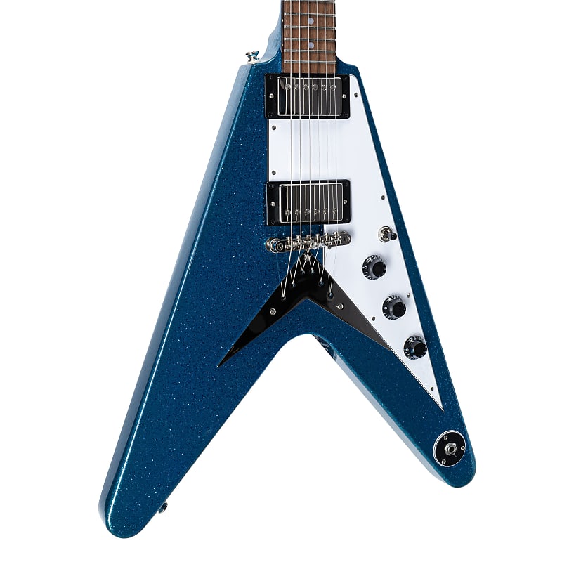 Epiphone Flying V バハマブルー Epiphone Flying V Brunswick Blue Sparkle - Electric Guitar