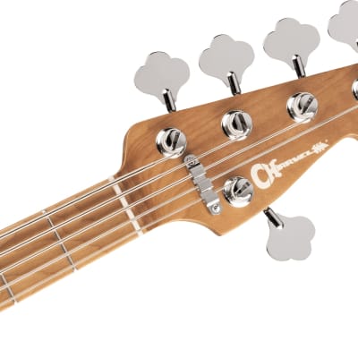 CHARVEL - Pro-Mod San Dimas Bass PJ V  Caramelized Maple Fingerboard  Platinum Pearl - 2965068576 image 5