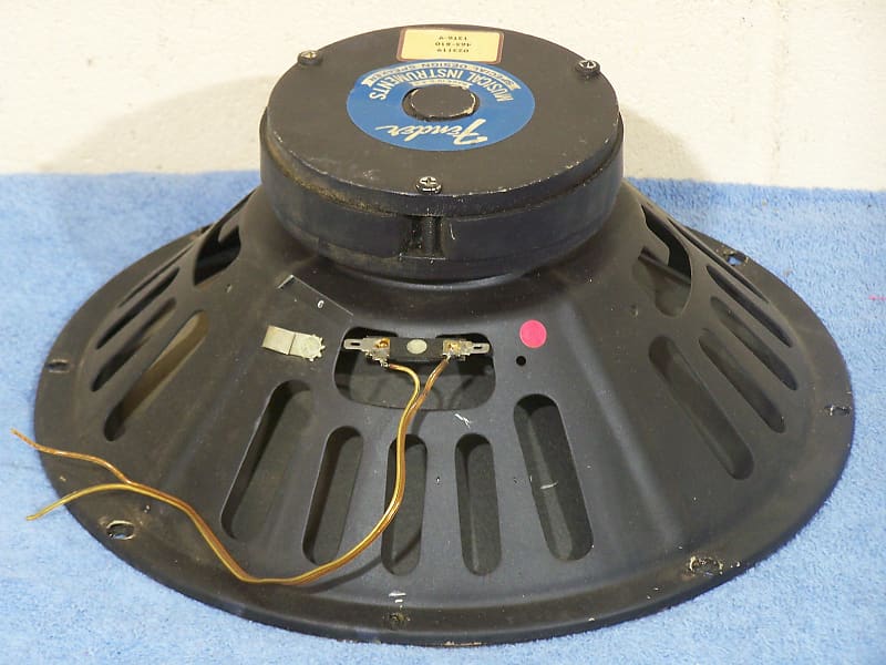 FENDER OXFORD 12T6 1968 12 INCH 8 OHMS SPEAKER USA SILVERFACE Reverb