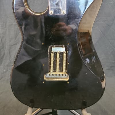 Lotus S-type electric guitar 1980s - Black image 4