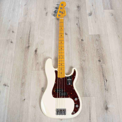Fender American Professional II Precision Bass, Maple Fingerboard, Olympic White image 3