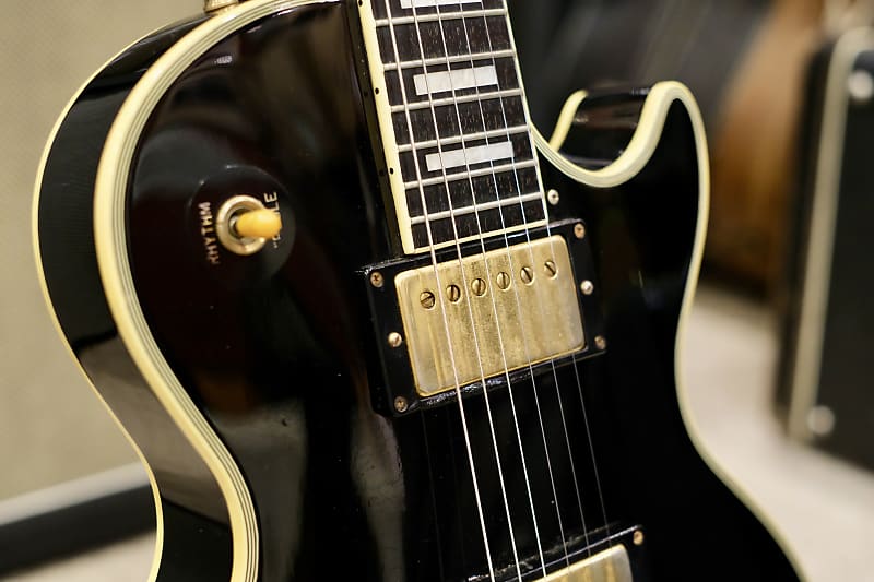 1980's Burny RLC-60 Les Paul Custom - One Piece Top - 8lbs 1980's Burny RLC-60 Les Paul Custom - One Piece Top - 8lbs