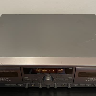 Vintage JVC TD-W709 Dual Audio Cassette Deck Player/Recorder **see sale Description *