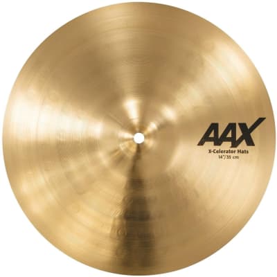 Sabian AAX Xcelerator Hi-Hat Cymbals (Pair), Brilliant Finish image 1