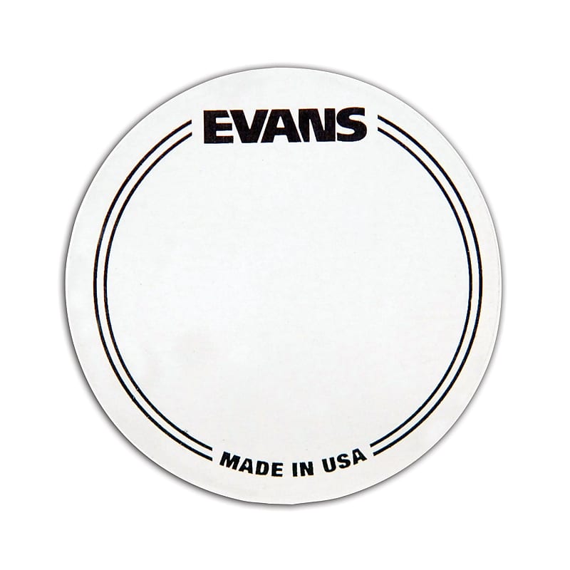 Evans EQ Single Pedal Patch, Clear Plastic image 1