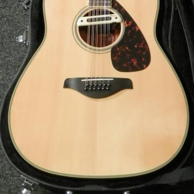 Yamaha FG720-12 12-string Dreadnought Acoustic Guitar w/ LR Baggs M80 Pickup + Gator case used image 4