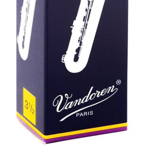 Vandoren SR2435 Baritone Sax Traditional Reeds - Strength 3.5 (Box of 5)