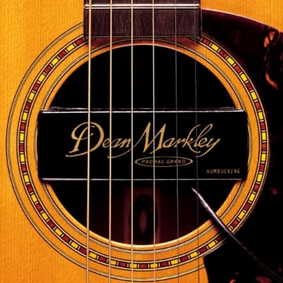 Dean Markley  ProMag Grand Humbucker Acoustic Guitar Pickup Ebony Ships Free image 1