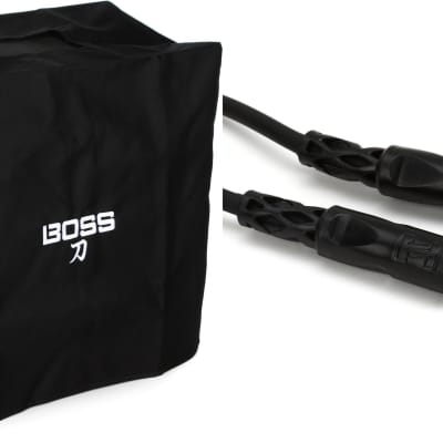 Boss Katana-50 Amp Cover  Bundle with Hosa CSS-110 Balanced Interconnect Cable - 1/4-inch TRS Male to 1/4-inch TRS Male - 10 foot image 1