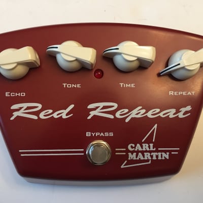 Carl Martin Red Repeat V1 Digital Delay Echo Vintage Series Guitar Effect Pedal image 2