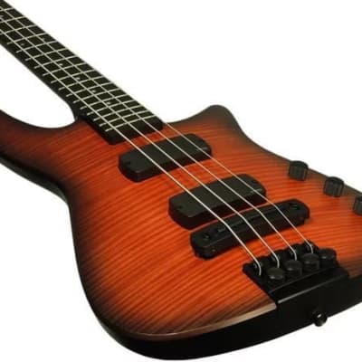 NS Design NXT4a Radius Bass Guitar - Sunburst image 5