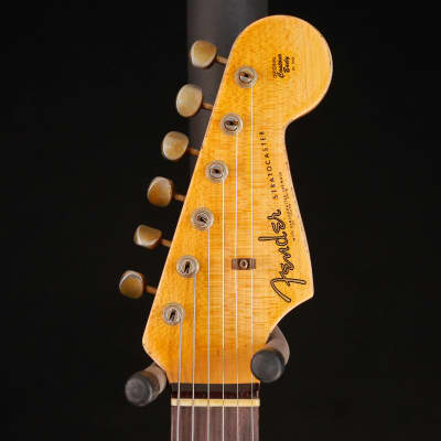 Fender Custom Shop Ltd 63 Stratocaster Heavy Relic Sherwood Green 7lbs 9.8oz image 3