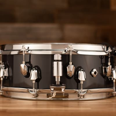 MAPEX BLACK PANTHER RAZOR 14 X 5 MAPLE SNARE DRUM, DARK GREY SOLID LACQUER image 4