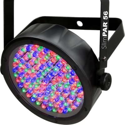 Chauvet DJ 56 LED DMX Slim Par Flat Can RGB Wash Light Effect Fixture (6 Pack) image 2