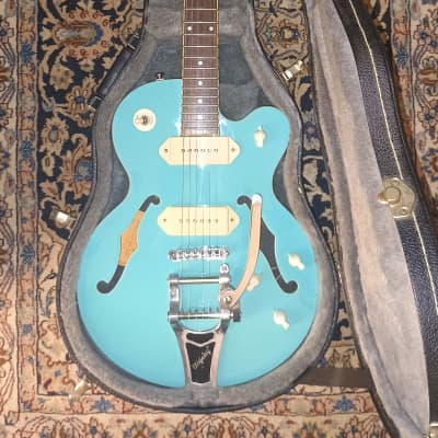 Epiphone Wildkat メタリックブルー 中古】Epiphone WildKat セミアコ メタリックブルー - 神奈川県