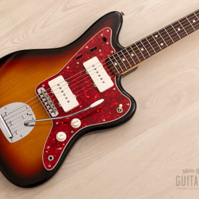 2000 Fender Jazzmaster '62 Vintage Reissue Offset Guitar JM66-80 Sunburst, Near-Mint, Japan CIJ for sale