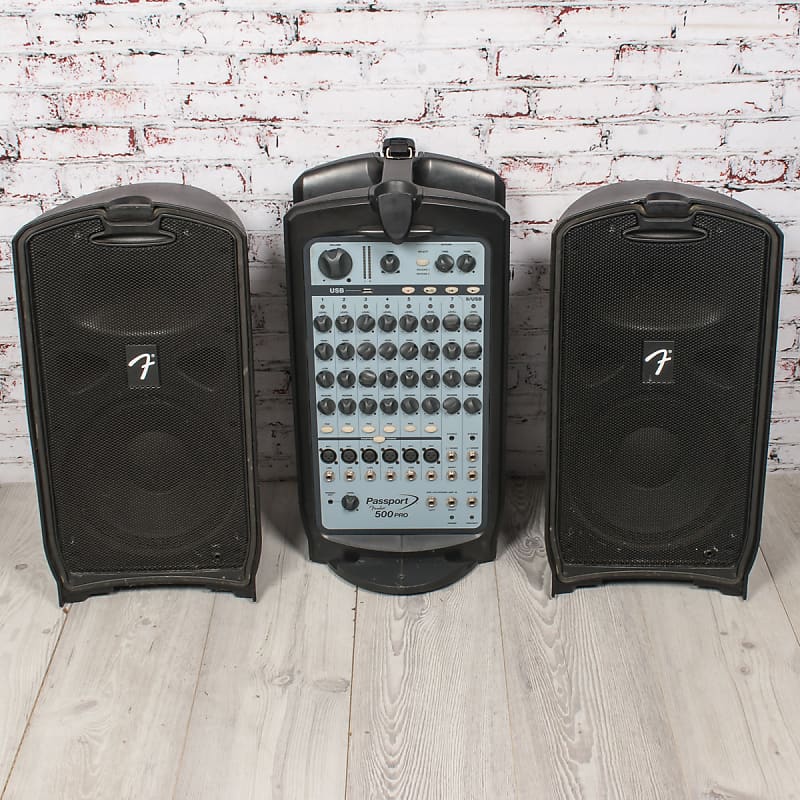 Fender passport 500 pro portable hot sale pa system