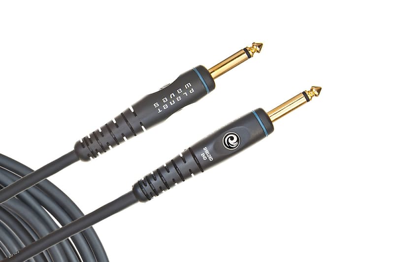 D'Addario PW-G-20 Custom Series Instrument Cable, 20 feet (Loc:4D) image 1
