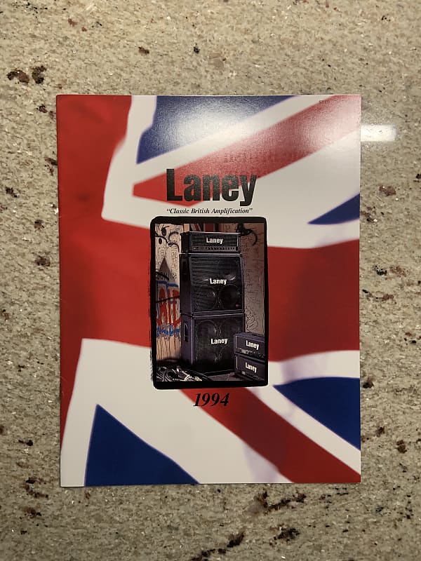 Vintage 1994 Laney Amplifier Catalog! Reverb