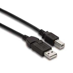 Hosa USB-206FB Flex Type A to Type B High Speed USB Cable - 6'