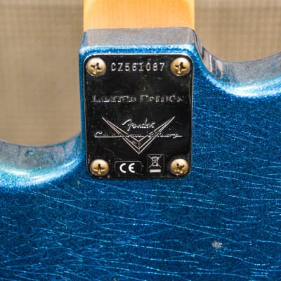 Fender Custom Shop Limited Edition 1965 Stratocaster Journeyman Relic Blue Sparkle image 15