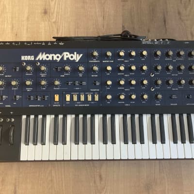 Korg MonoPoly 37-Key Polyphonic Synthesizer 2021 - Present - Black (Serviced / Mods / Flightcase)