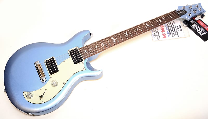 PRS SE Mira Electric Guitar Frost Blue Metallic Finish  W/PRS Bag - Pro Setup image 1