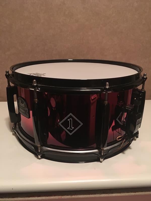 Pearl Joey Jordison 6.5x13 Signature Snare ( Rare Red) | Reverb Pearl Joey Jordison 6.5x13 Signature Snare ( Rare Red) | Reverb