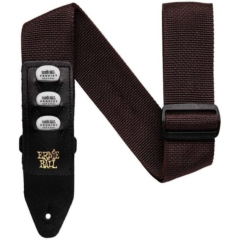 Ernie Ball Polypro Guitar Strap with Pick Pockets image 1