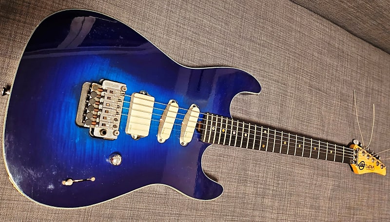 Lag LAG CUSTOM SHOP circa 1980 - faded blue | Reverb